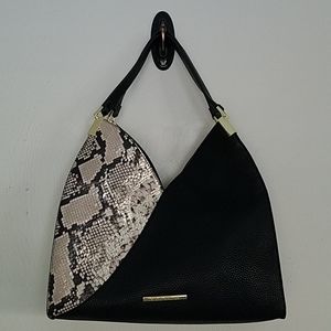 Steve Madden Black Snake Skin Purse